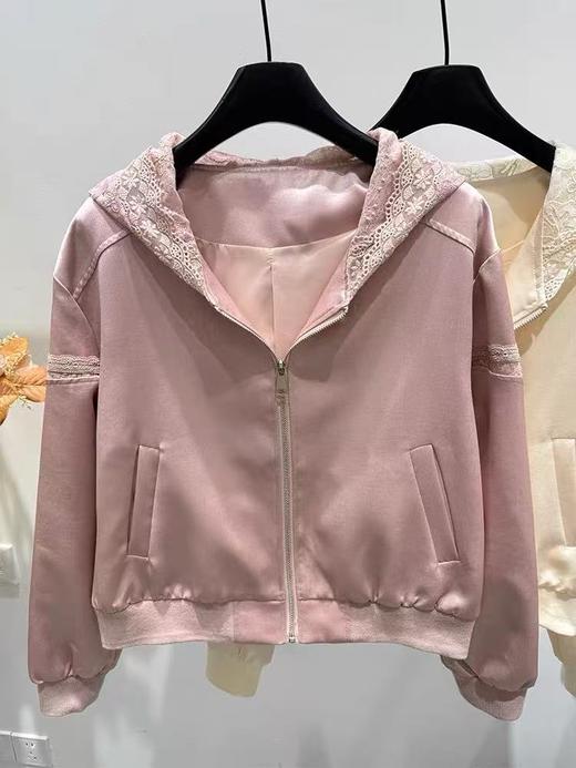 【秋上新】9598蕾丝拼接法式外套-喜出 商品图3