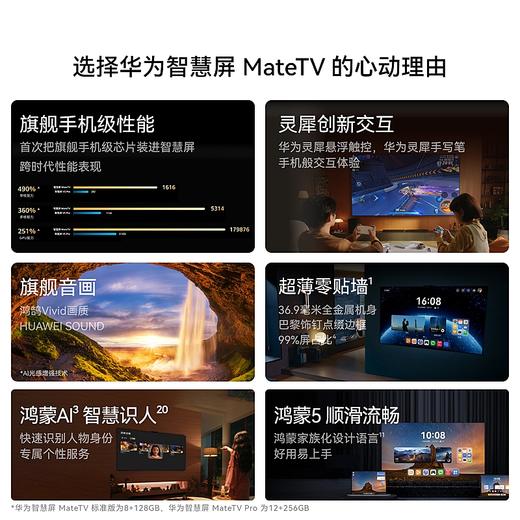 华为智慧屏 MateTV 享免费送装一体服务 商品图1