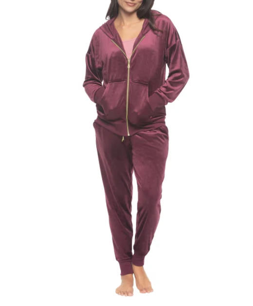 到手价239元 felina女士天鹅绒套装 黑色，绿色，紫色可选 美国代购，无中文标签，介意慎拍 商品图3