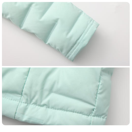 【直充面料】BOW-316A PROSIMON高尔夫秋冬女款长袖浅绿色立领羽绒服 商品图4