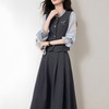 法式假两件上衣套装，拼接外套搭半身裙两件套LJX-857 商品缩略图0