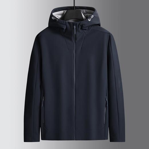 【DK】大依优型大码男装连帽夹克外套户外防风休闲商务夹克外套秋季加肥加大男 商品图1