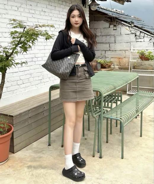 骆&驰 经典泡芙 厚底洞洞鞋 商品图5