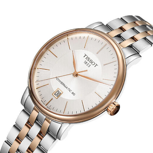 天梭(TISSOT)卡森臻我系列钢带机械男表T122.407.22.031.01 商品图1