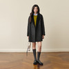 【严选】诗凡黎西装领宽松廓形大衣2025秋冬新款绵羊毛显瘦通勤双面呢外套7G9370211 商品缩略图1