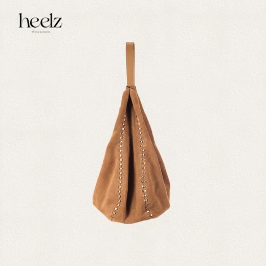 【编织流浪包】 heelz 设计师手袋｜牛翻毛皮手工编织包 商品图3