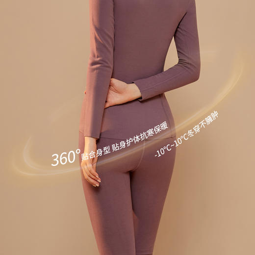 【秒杀】【39.8两件！买一送一！单拍不发货】Amilife阿米日记女款小蛮腰德绒羊绒蛋白衫秋衣 商品图3