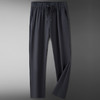 【DKP】大依优型大码男装商务休闲裤轻奢直筒裤秋季松紧腰长裤弹力免熨烫 商品缩略图1