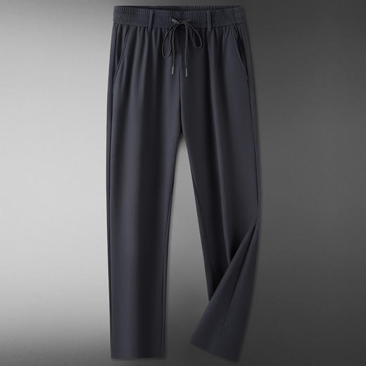 【DKP】大依优型大码男装商务休闲裤轻奢直筒裤秋季松紧腰长裤弹力免熨烫 商品图1