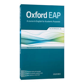 牛津学术英语综合教材B1 英文原版 Oxford EAP B1 Student's Book 听说读写技能 英文版 进口原版英语书籍 OUP Oxford