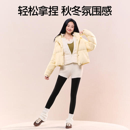 【2双装】SIINSIIN袜套毛绒绒堆堆袜配鲨鱼裤秋冬小腿袜 商品图3