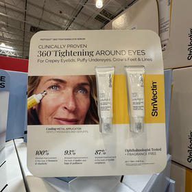 Strivectin眼霜特价320元🉐📣自带金属按摩头款，Strivectin紧致抗皱提拉去浮肿眼霜19ml+19ml超值套装包税包邮到手了