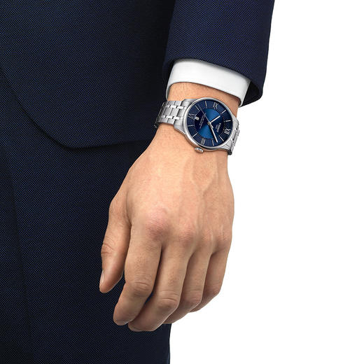 天梭(TISSOT)杜鲁尔系列钢带机械男表T099.407.11.048.00 商品图2