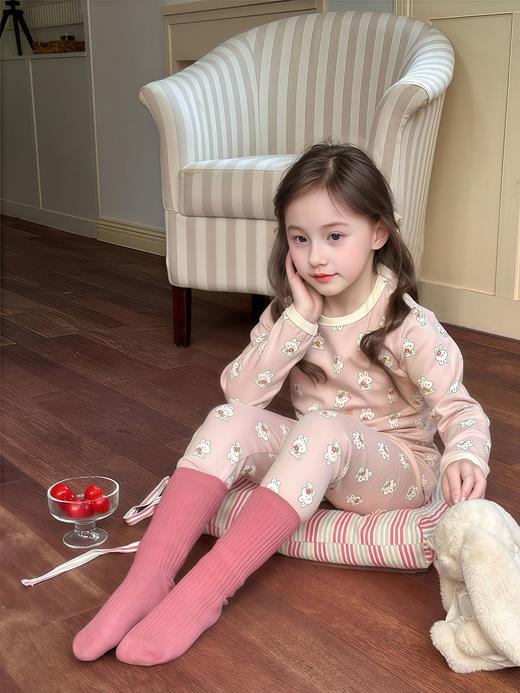 （两套5折）儿童睡衣套装纯棉 女童无骨家居服两件套 男宝宝秋衣秋裤内衣套装 商品图3