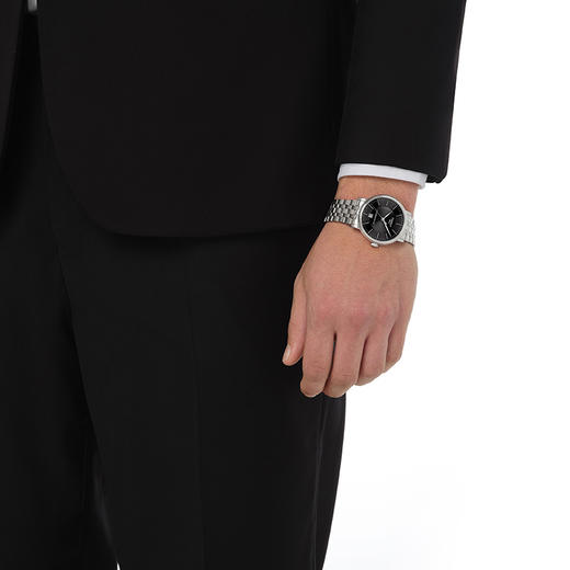 天梭(TISSOT)卡森臻我系列钢带机械男表T122.407.11.051.00 商品图4
