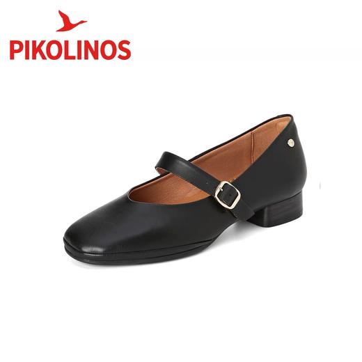 【云粉节】BF楼Pikolinos派高雁秋季擦色牛皮圆头粗跟一字扣带玛丽珍鞋PL257401.吊牌价1880 商品图5