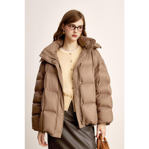 【商场同款】诗凡黎可拆卸帽领鸭绒羽绒服2024冬新款女3FA480071R 商品图2