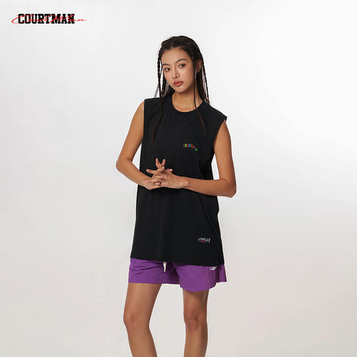 COURTMAN野球帝美式投篮背心跑步训练男女同款篮球坎肩彩虹糖系列 商品图4