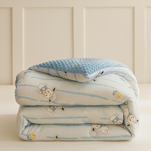 【软糯亲肤！蓬松保暖】A类母婴级，安心睡眠，豆豆绒被子大豆纤维被芯儿童针织棉学生宿舍四季秋冬被。rb 商品图10