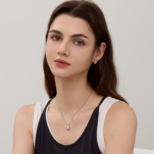 ARSIS｜流光系列 流光水滴豆豆耳钉 商品图7