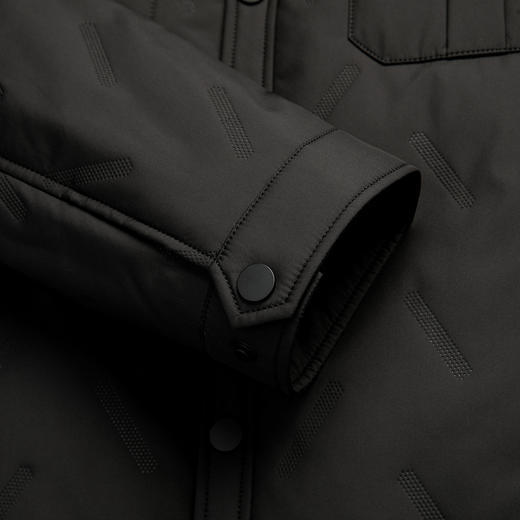 【含桑蚕丝】圣得西男士翻领商务棉服2025秋季新款行政风简约外套 商品图11