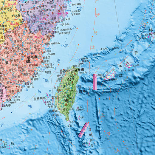 “中国地图+世界地图”套装【水晶pvc款】 商品图9