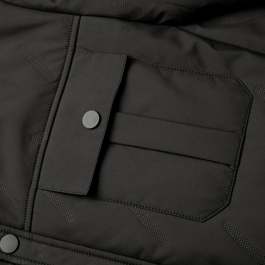 【含桑蚕丝】圣得西男士翻领商务棉服2025秋季新款行政风简约外套 商品图10