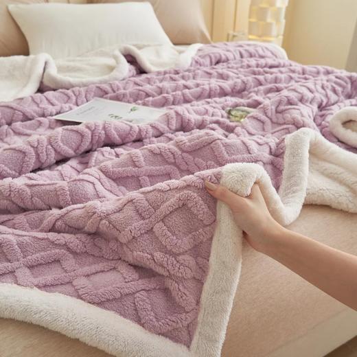 【冬天不再冷飕飕】秋冬毛毯加厚塔芙蓉毯子保暖床单ins风办公室空调毯沙发毯午睡毯。rb 商品图1