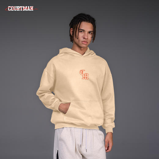 COURTMAN野球帝哥特CM刺绣连帽卫衣男秋季新款美式宽松百搭上衣潮 商品图4