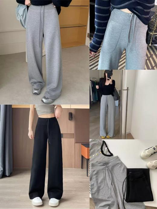 这条神仙裤子都给我冲！lu系空气感休闲阔腿裤 商品图0