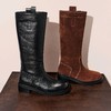 【云粉节】【思加图】BF楼思加图2025新款复古显瘦高筒骑士靴粗跟长筒靴EIJ01, 吊牌价2990，活动价2198 商品缩略图2