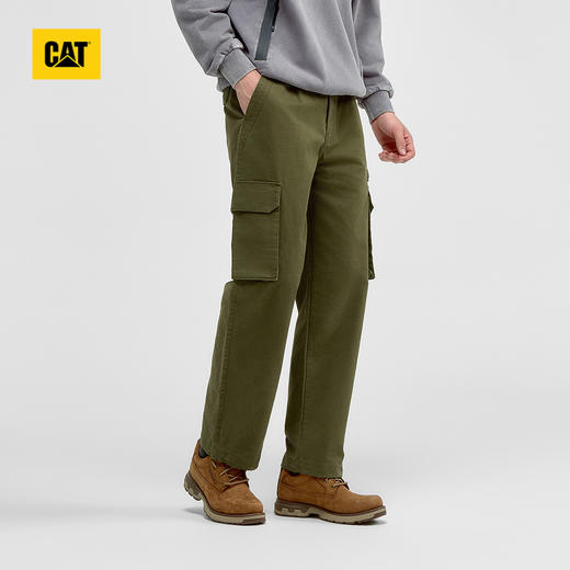【云粉节】【95折】6楼卡特CAT秋冬款工装长裤军绿色CO3WPW36251C76，吊牌价758，现价720 商品图1