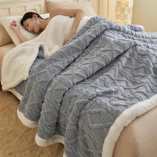 【冬天不再冷飕飕】秋冬毛毯加厚塔芙蓉毯子保暖床单ins风办公室空调毯沙发毯午睡毯。rb 商品图6