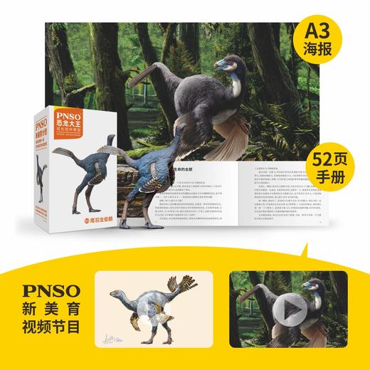 PNSO尾羽龙俊朗恐龙大王成长陪伴模型93 商品图1