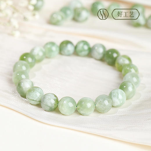 钻石豪门13000积分青提奶盖岫玉手串（9mm） 商品图1