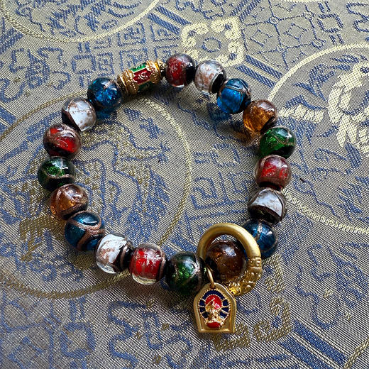 佛缘香灰高温烧制   非遗传人手作 栖霞寺联名琉璃手串 商品图12