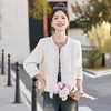 复古洋气蕾丝拼接，减龄上衣新中式国风外套HR-LT2703 商品缩略图1