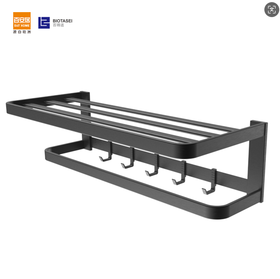 百得适浴巾架哑黑1Y2013401YBL
