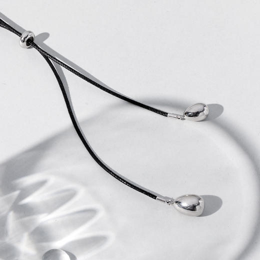 ARSIS｜流光系列 流光水滴皮绳项链 商品图6