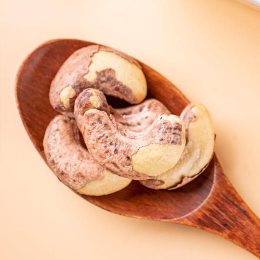 新货带皮腰果500克大罐装坚果炒货袋装罐装新款新品年货休闲零食酥脆 商品图3