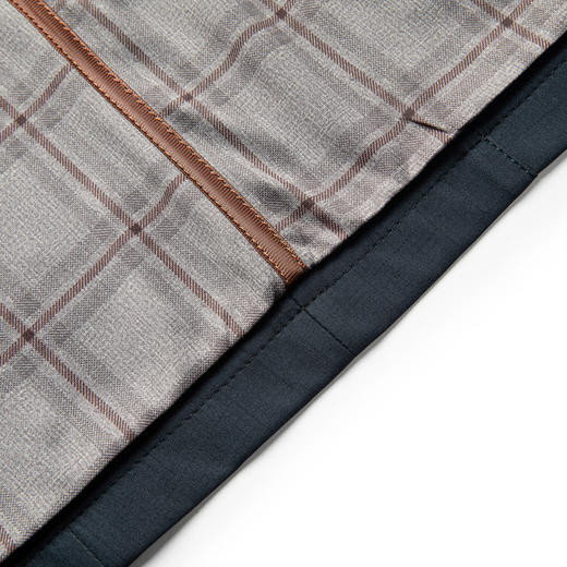 圣得西男士行政风商务翻领休闲夹克2025秋季新款简约易搭有型外套 商品图12