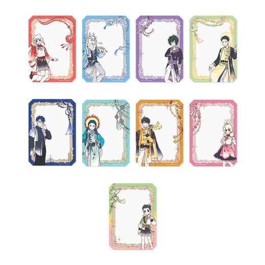 《非人哉官方店》风华绮匣系列PET透卡盲盒动漫周边烫贝壳光收藏卡牌 商品图4