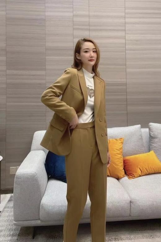 ESTELLICA 秋日棕简约西装套装 16757 商品图1