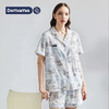 Domiamia 夏季成人纱布短袖短裤套装 孕前孕后可穿家居服 商品缩略图1