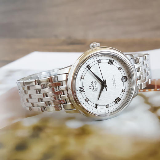 【95新】OMEGA 欧米茄碟飞系列424.10.33.20.52.002天文台认证同轴自动机械机芯33MM（女款）100925NJS25  商品图6