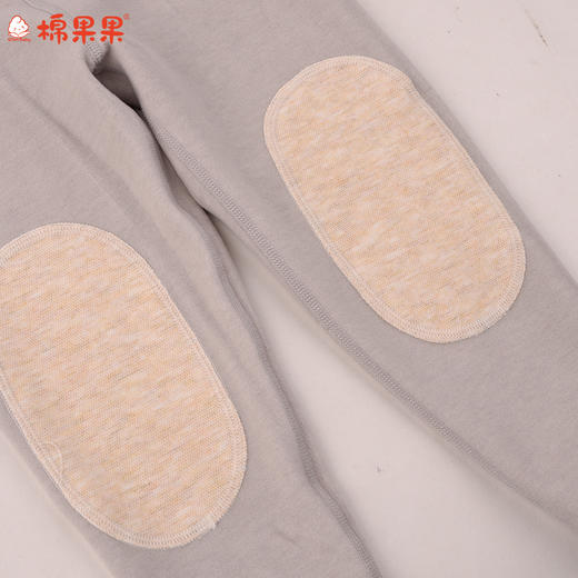 棉果果冬季新品羊绒蚕丝柔软保暖100-130码小童蚕丝羊绒套头套装M411302425681 商品图6