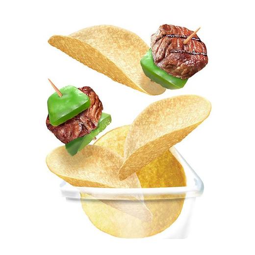 【观赛嗨吃组合】乐事无限嗞嗞烤肉味薯片90g + 哈尔滨冰极啤酒罐装500ml 商品图2