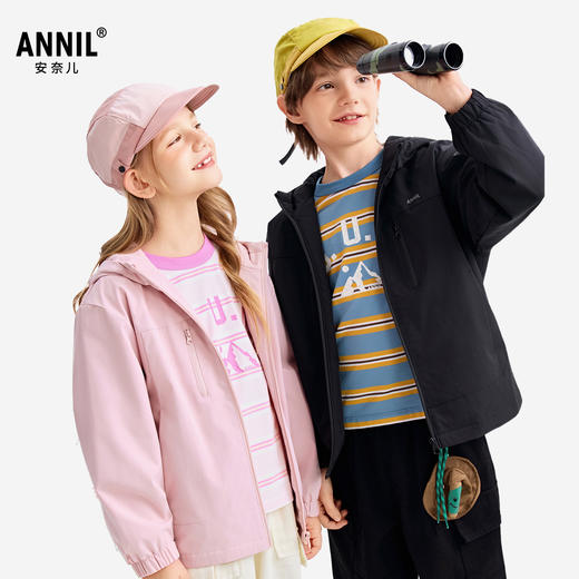 男女童梭织外套冬季新款安奈儿童装EM545644 商品图1