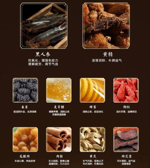 非遗工艺九蒸九晒黑参黄精膏焕发男士生命力 商品图4