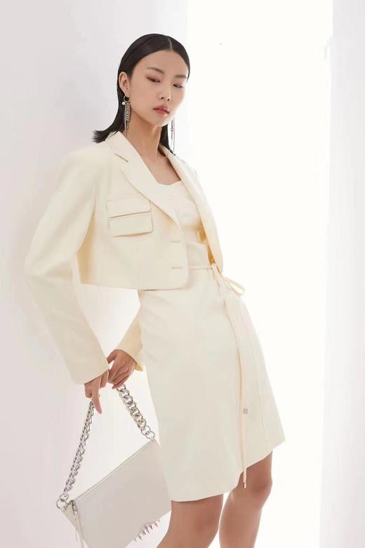 Le Malene 米色连衣裙西装两件套 17012 商品图1